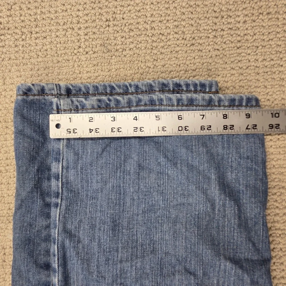 Levis 569 Loose Straight Jeans Mens 36x34 Blue Denim Medium Wash Y2K